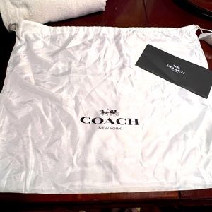 Coach storage bag 18x16 aprox